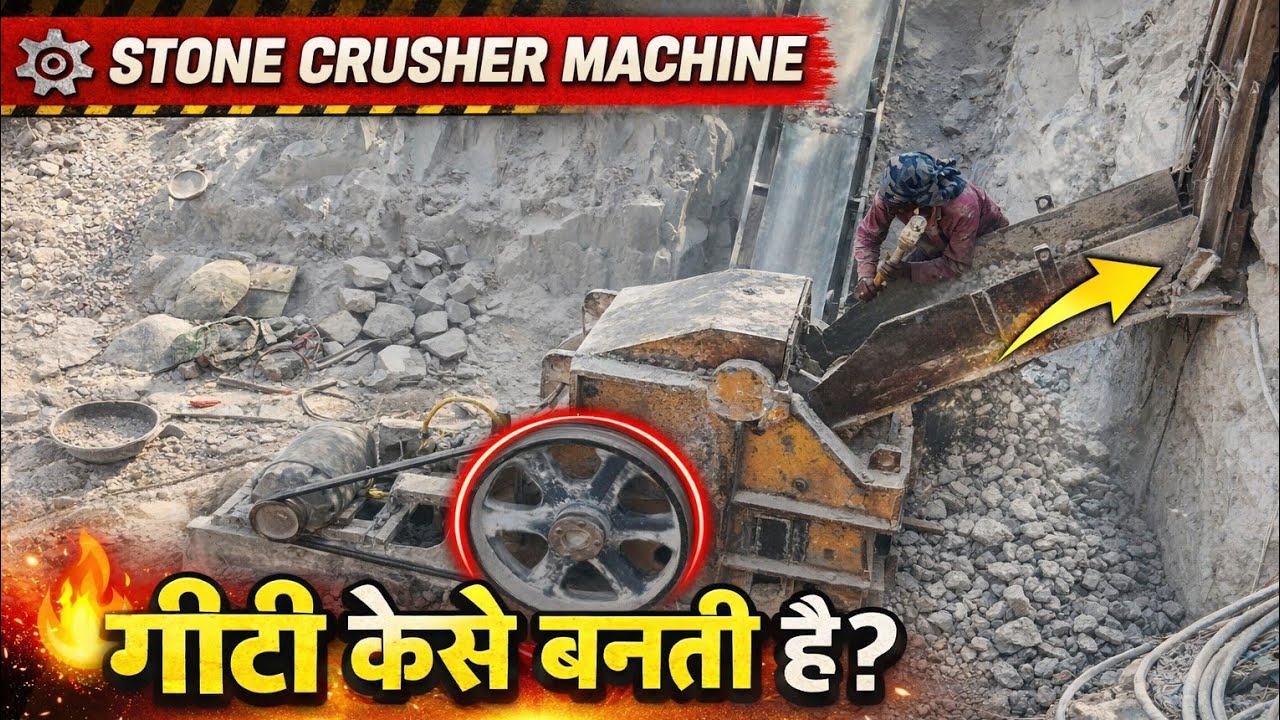 Stone Crusher Machine Working | गीट्टी कैसे बनती है