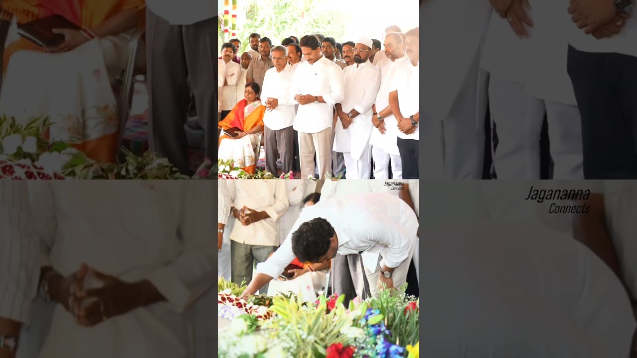 YSJagan paid heartfelt tributes to YSR Garu on his 77th Birth Anniversary at YSR Ghat #YSRJayanthi