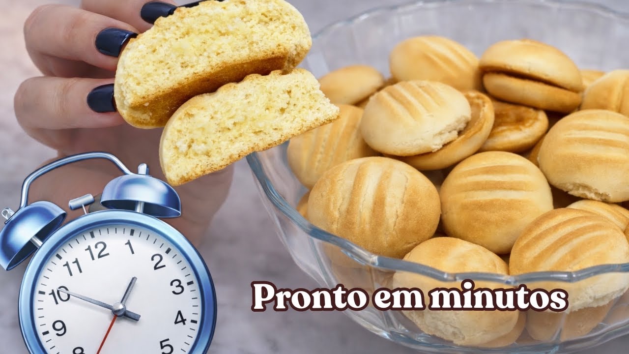 Biscoito Sequilhos em 15 Minutos | Só 4 Ingredientes e Derrete na Boca