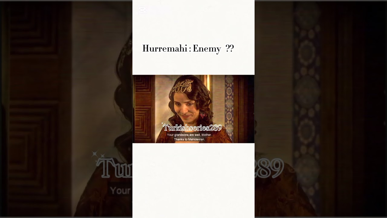 H&uuml;rrem Sultan and Mahidevran friendship #hurrem #mahidevran #hurremahi