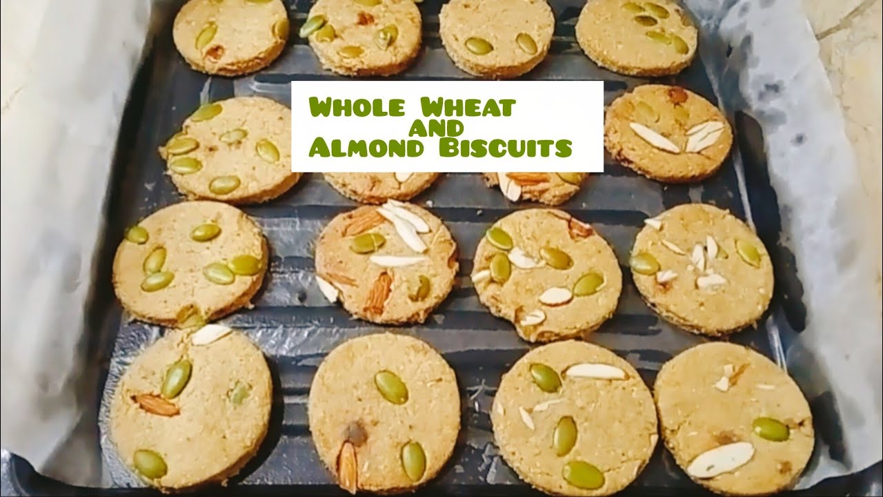 Healthy Whole Wheat and Almond Biscuits|Recipe by Organic Inn