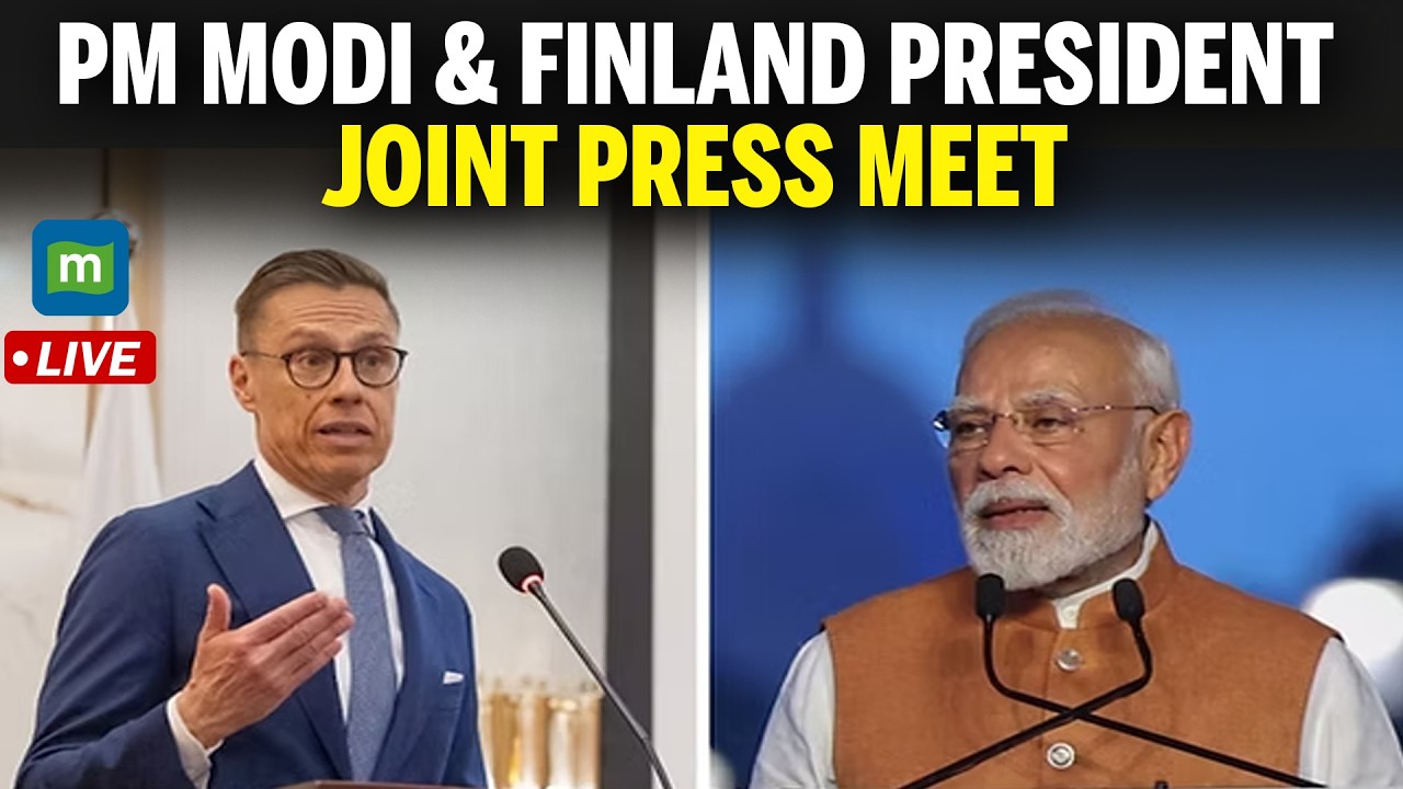🔴LIVE: PM Modi & Finland President Alexander Stubb Joint Press Meet | India&ndash;Finland MoU Exchange