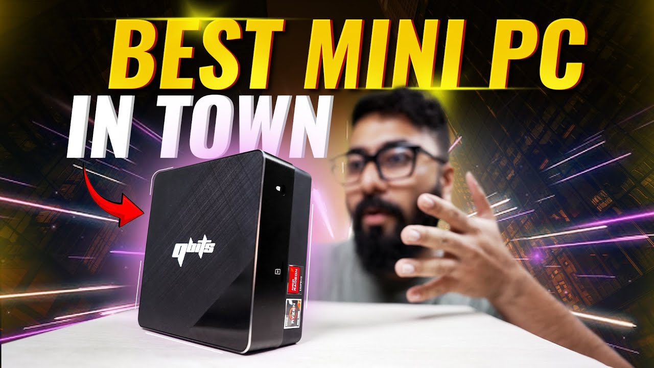 Qbits Lania R4 - Best Mini PC for Students and Professionals | AMD Ryzen 7 with Radeon RX Vega 7