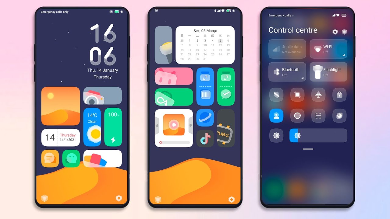 BAIXE AGORA!!! MIUI 12.5 TEMAS INCRÍVEIS LIBERADOS cheio de WIDGETS para seu XIAOMI (março 2021)