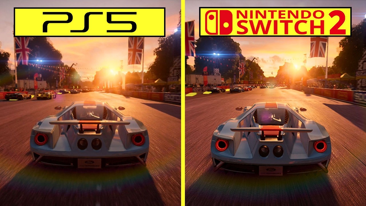 Grid Legends Nintendo Switch 2 (Performance Mode) vs PS5  Graphics Comparison