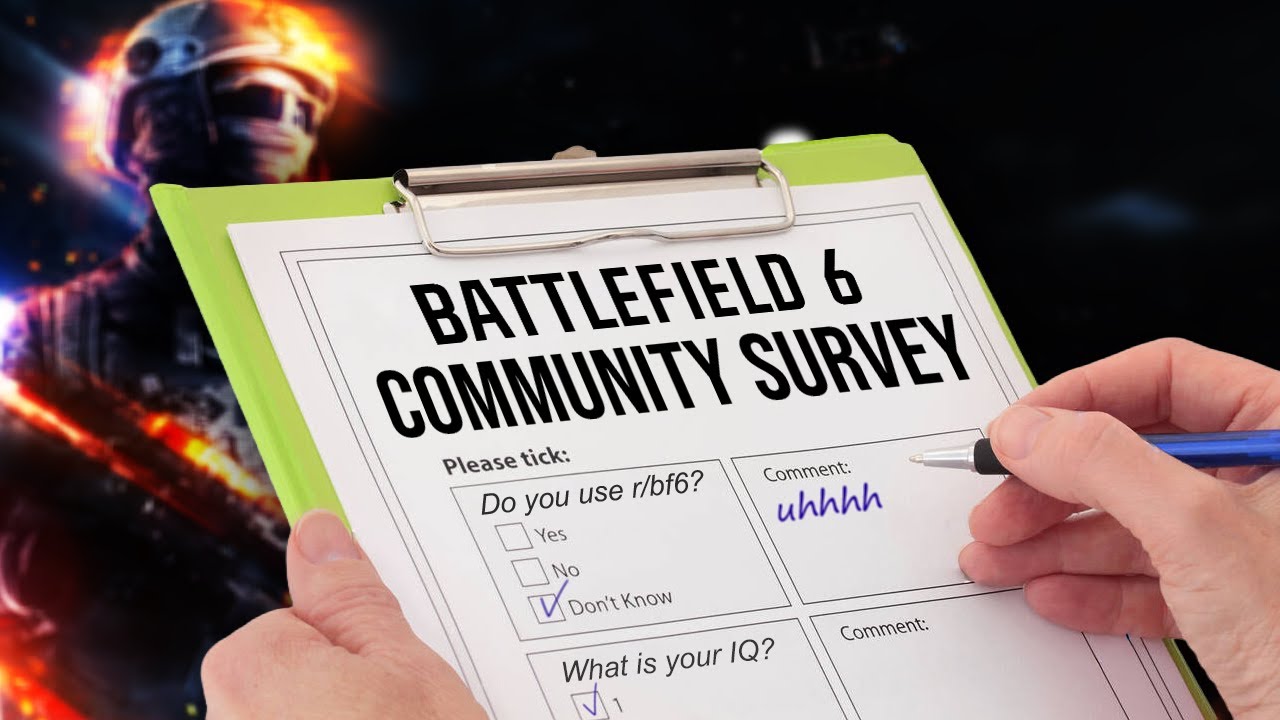 Battlefield Sent Me a Survey...