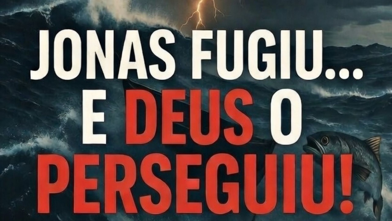JONAS FUGIU...E DEUS O PERSEGUIU!