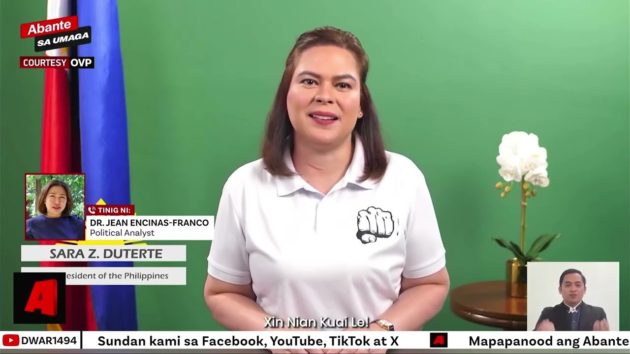 Tambalang Imee at Sara, imposibleng manalo sa 2028 — Franco