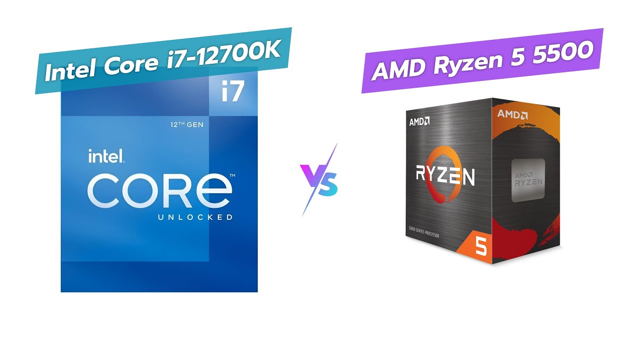 💻 Intel Core i7-12700K vs AMD Ryzen 5 5500: Which One to Buy? 🔥