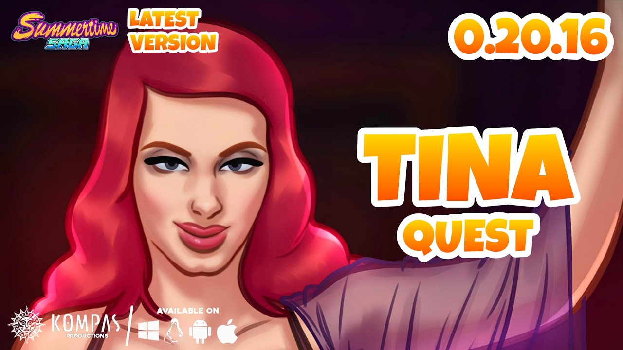 Tina Complete Quest (Full Walkthrough) - Summertime Saga 0.20.16 (Latest Version)
