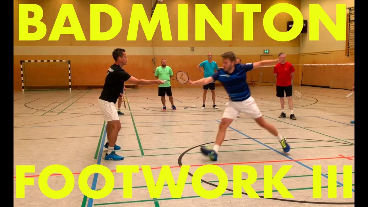 Badminton Footwork: Fun Partner Exercise Lateral Footwork & Start (Badminton Lauftechnik Einführung)