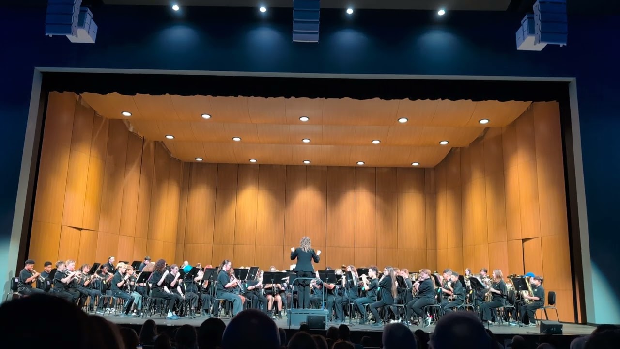 Greenfield Central Junior High Fall 2025 band performance - Escapade