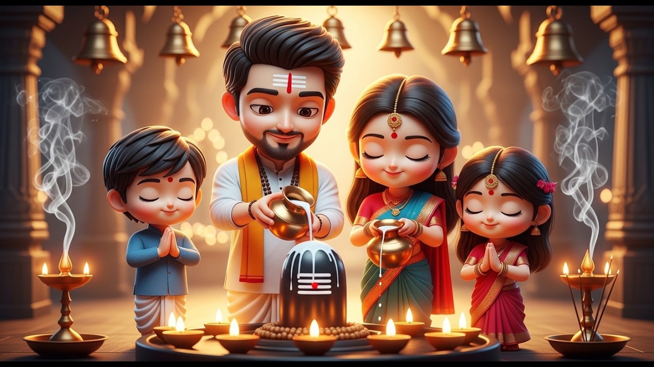 हम महाशिवरात्रि क्यों मनाते हैं? | शिव और शक्ति का दिव्य मिलन | बच्चों के लिए कहानी 🌙🕉️ #shivshakti