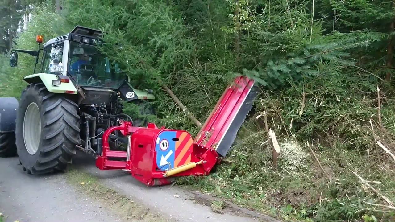 Big Toy Mulcher Test mit Kamps Seppi.M Böschungsmulcher und Valtra 8950 Hitec