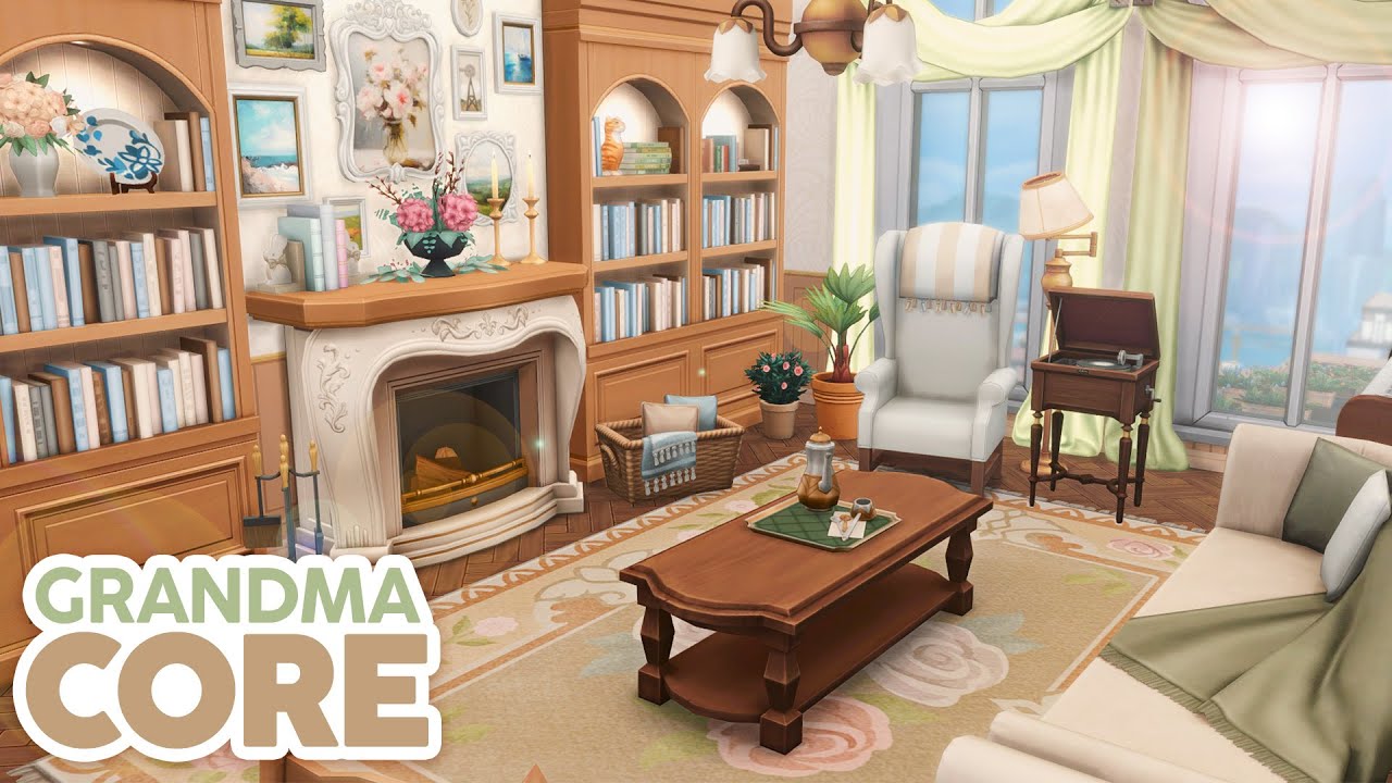 Grandmacore Apartment // The Sims 4 Speed Build: Apartment Renovation