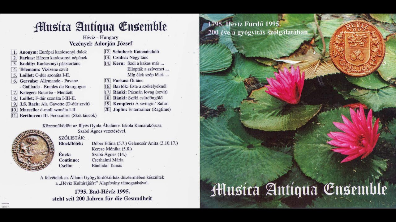 Musica Antiqua Ensemble - H&eacute;v&iacute;z 200 &eacute;ves - 1995