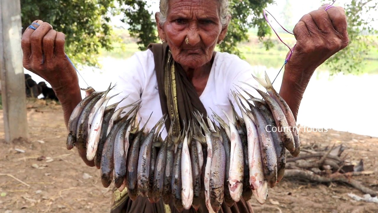 My Grandma Cooking Fish fry | Fish Fry Recipe | 105 Mastanamma | Country foods