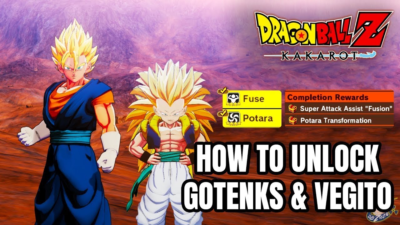 Dragon Ball Z Kakarot - How To Unlock Gotenks & Vegito (Potara Transformation & Fusion Dance Reward)
