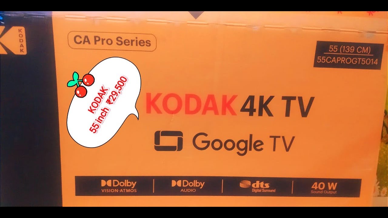 Unboxing Kodak 55