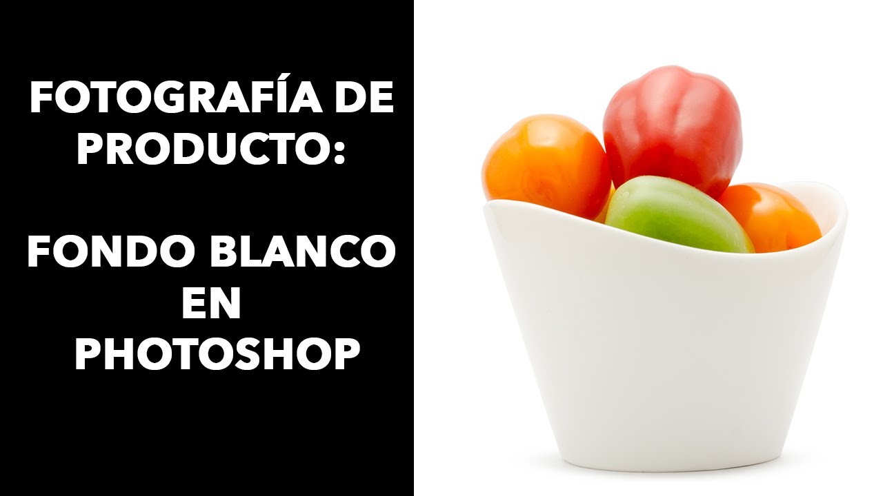 FOTOGRAF&Iacute;A DE PRODUCTO: FONDO BLANCO EN PHOTOSHOP #2