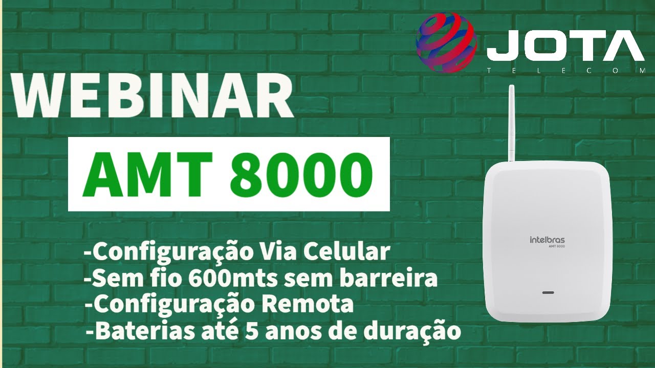 AMT 8000 INTELBRAS - A MELHOR CENTRAL DE MONITORAMENTO DO MERCADO