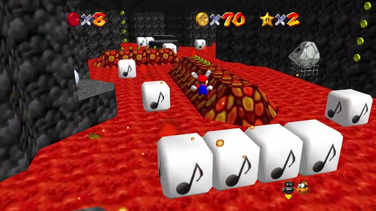Musical Magma Maze by paul5 - Mario Builder 64