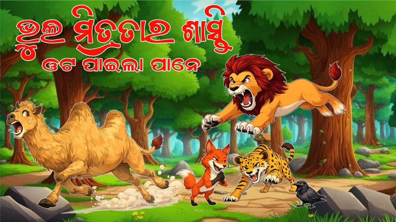 ଭୁଲ ମିତ୍ରତାର ଶାସ୍ତି  | ଓଟୋ ସହ ଧୋକା | ସିଂହ ଚିତା କାଉ ବିଲୁଆ କାହାଣୀ |Odia Pilanka Kahani #odiamoralstory