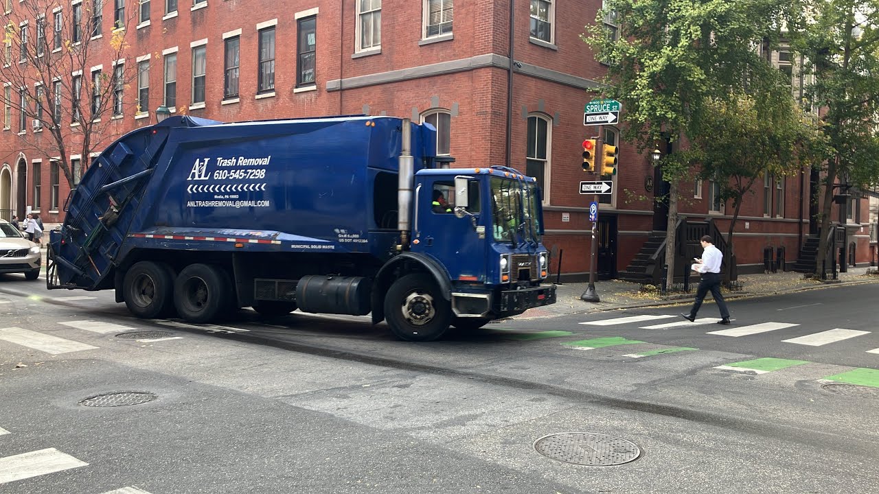 A&L Mack MR McNeilus Garbage Truck on Philadelphia Garbage