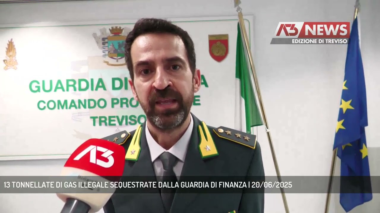13 TONNELLATE DI GAS ILLEGALE SEQUESTRATE DALLA GUARDIA DI FINANZA | 20/06/2025
