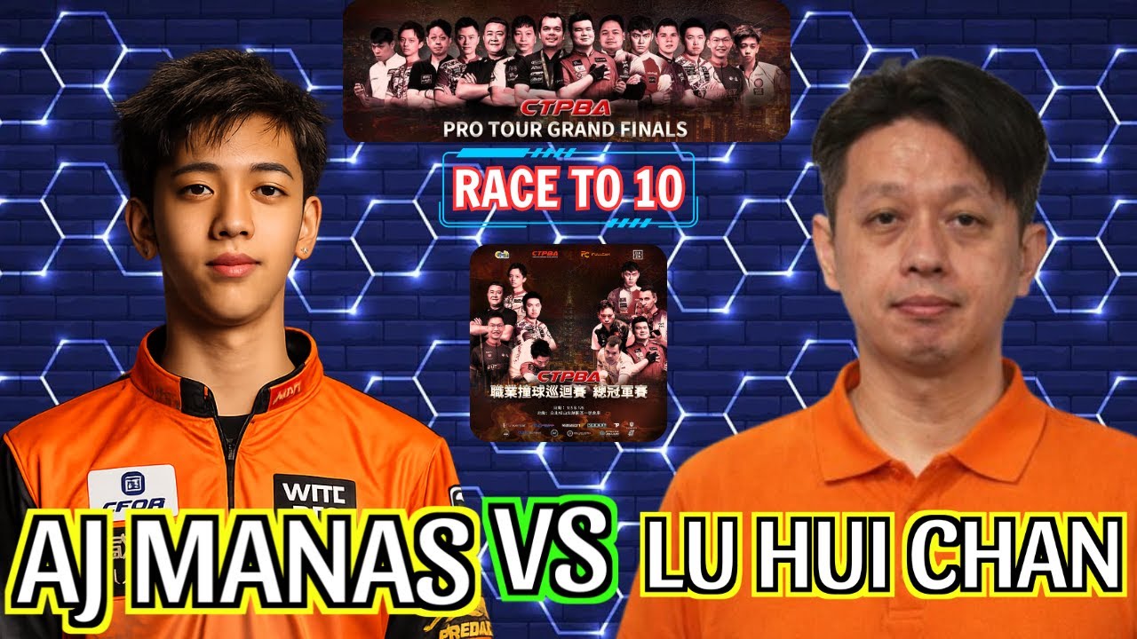 AJ MANAS VS LU HUI CHAN - Can you watch it till the end? CTPBA POOL
