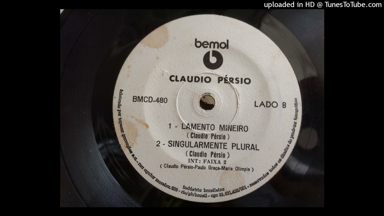 Claudio Pérsio - singularmente plural