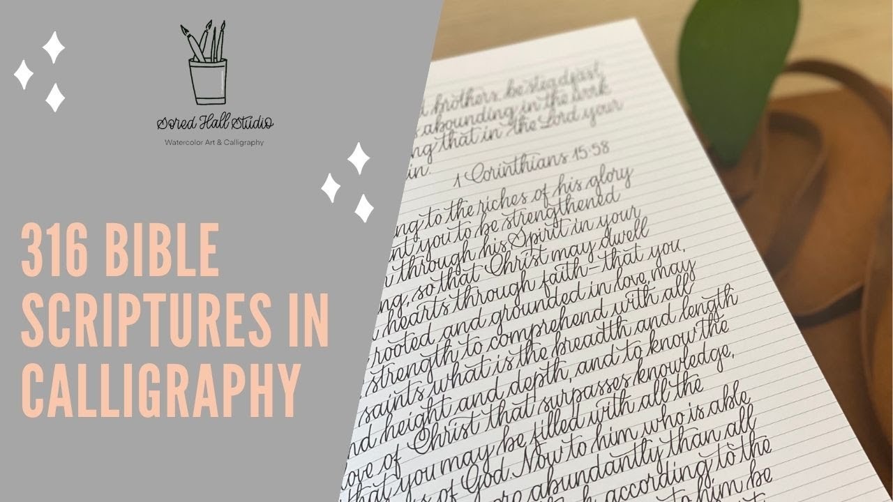 Bible Verses Calligraphy