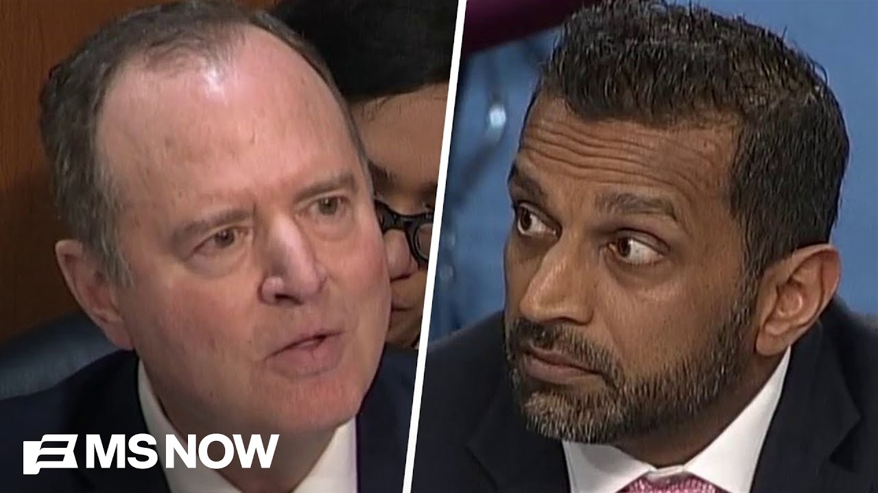 Schiff and Patel CLASH during Senate hearing: 'Didn't happen, total lie'