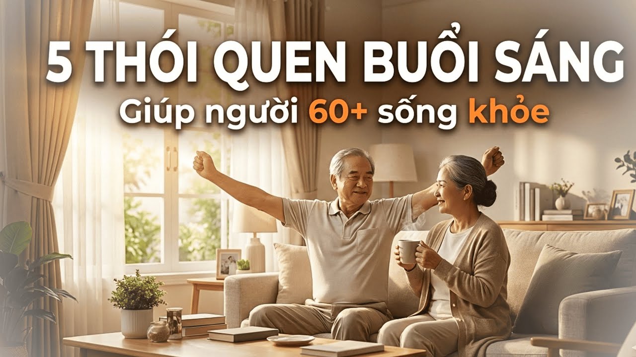5 Thói Quen Buổi Sáng Giúp Người 60+ Sống Khỏe Hơn Mỗi Ngày  Bí Quyết Sống Thọ Ít Ai Nói