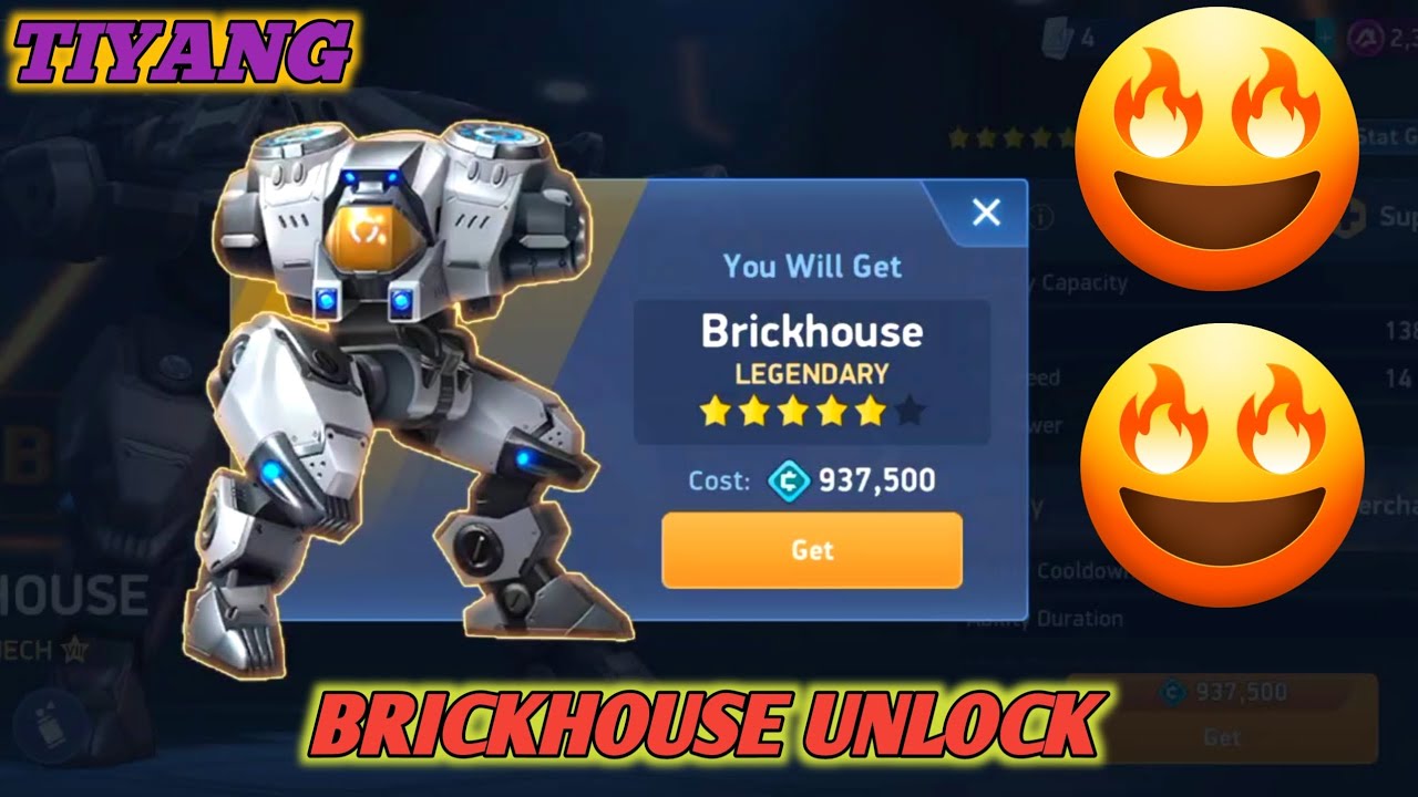 Finally Legendary Mech Brickhouse Unlock | Mech Arena