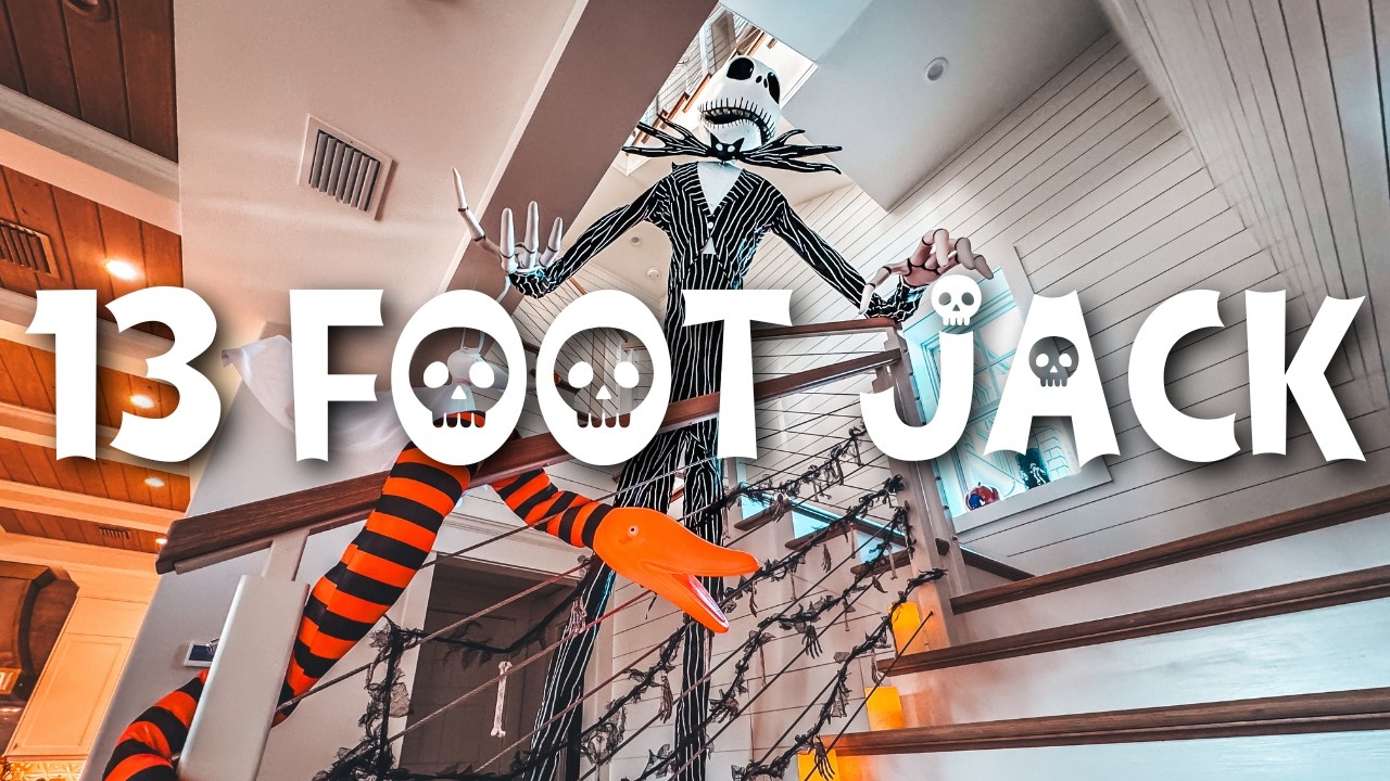 Decorate With Me : 13 Foot Jack Skellington