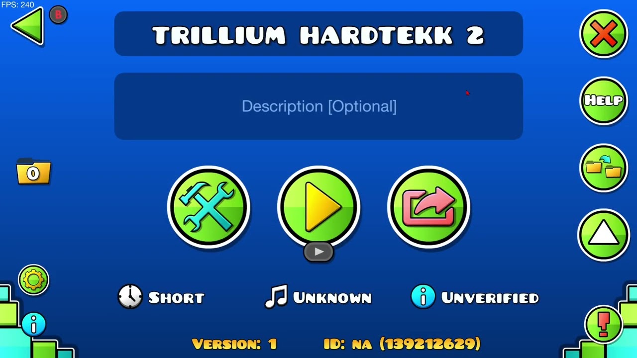 Geometry Dash I beat Trillium Hardtekk