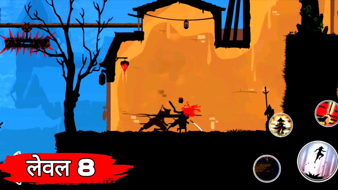 Ninja Arashi 2 – Level 8 Complete Walkthrough | Hard Mode Boss Fight ⚔️