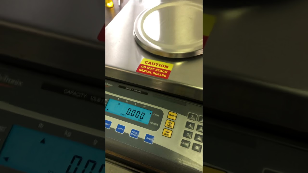 Calibration adjustment of a Weightronix PC905