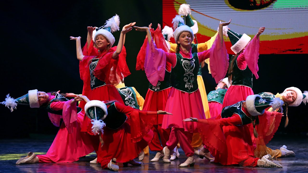Утро в степи, Детская школа хореографии. Morning in the Steppe, Children's School of Choreography.