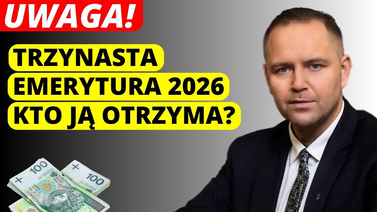 🚨 ZUS 2026: Kiedy dostaniesz trzynastą emeryturę? Ważne zasady, które mogą zaskoczyć