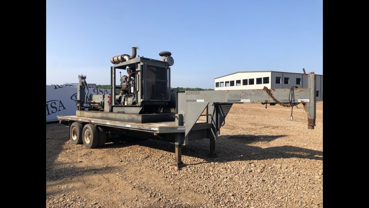 Lot 2172: Trailer Mounted Hydro Blaster WIll Be Sold At Auction!