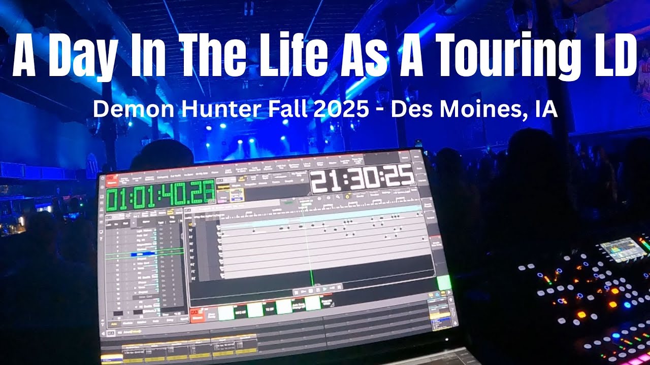 Lighting Director Day In The Life On Tour - Demon Hunter Fall 2025