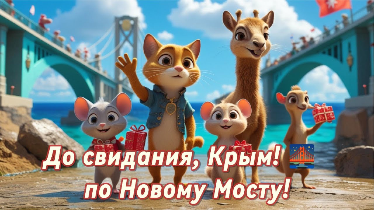 До свидания, Крым! 🌉  по Новому Мосту!