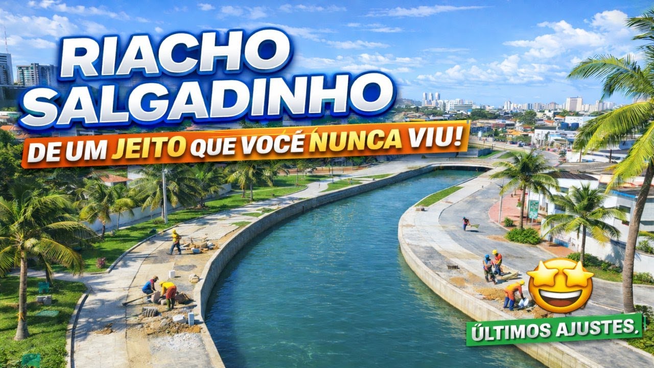 OBRAS DO RENASCE SALGADINHO ESTÁ MUITO AVANÇADA E LOCAL ESTÁ IRRECONHECÍVEL! 