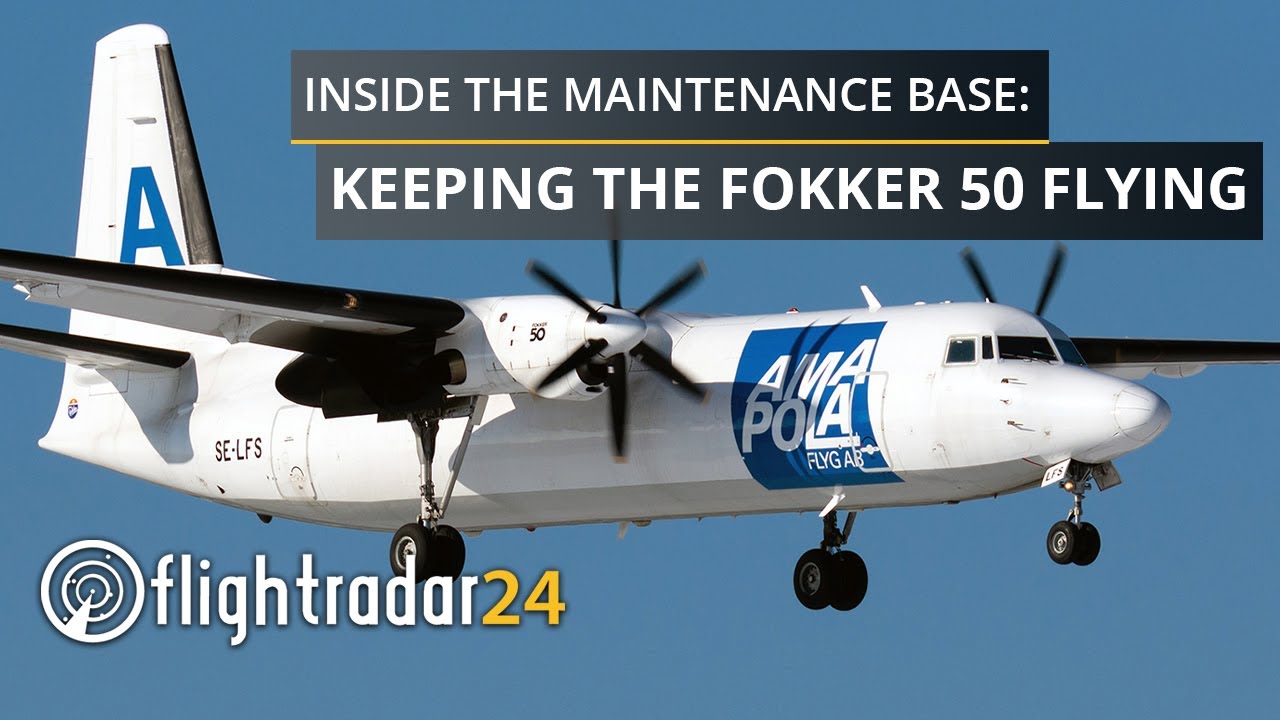 Keeping the Fokker 50 flying: inside the last maintenance base in Europe