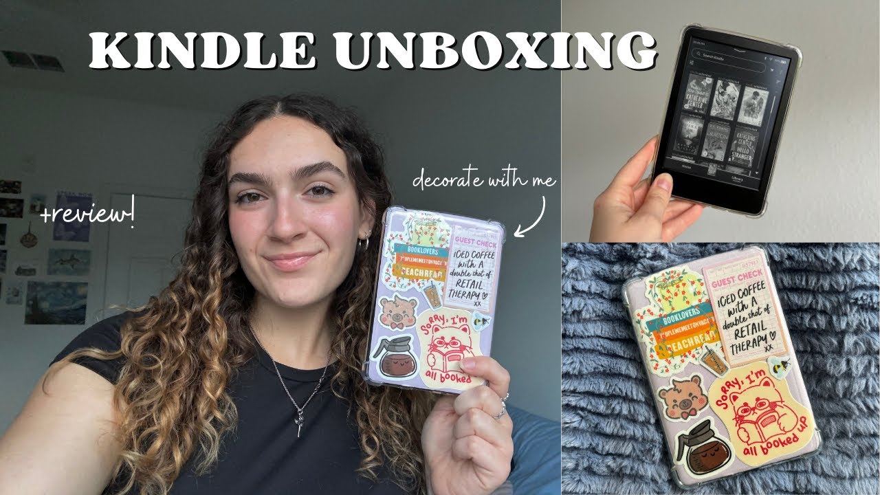I got a Kindle!┃📖💖 Kindle unboxing, decorating, and review