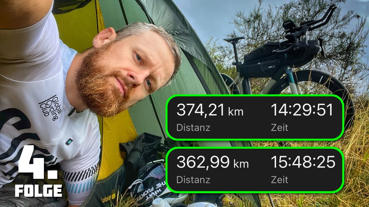 Kilometerjagd in Schweden - 4.000km mit dem Fahrrad ans Nordkap - Ultra Race - Folge 4