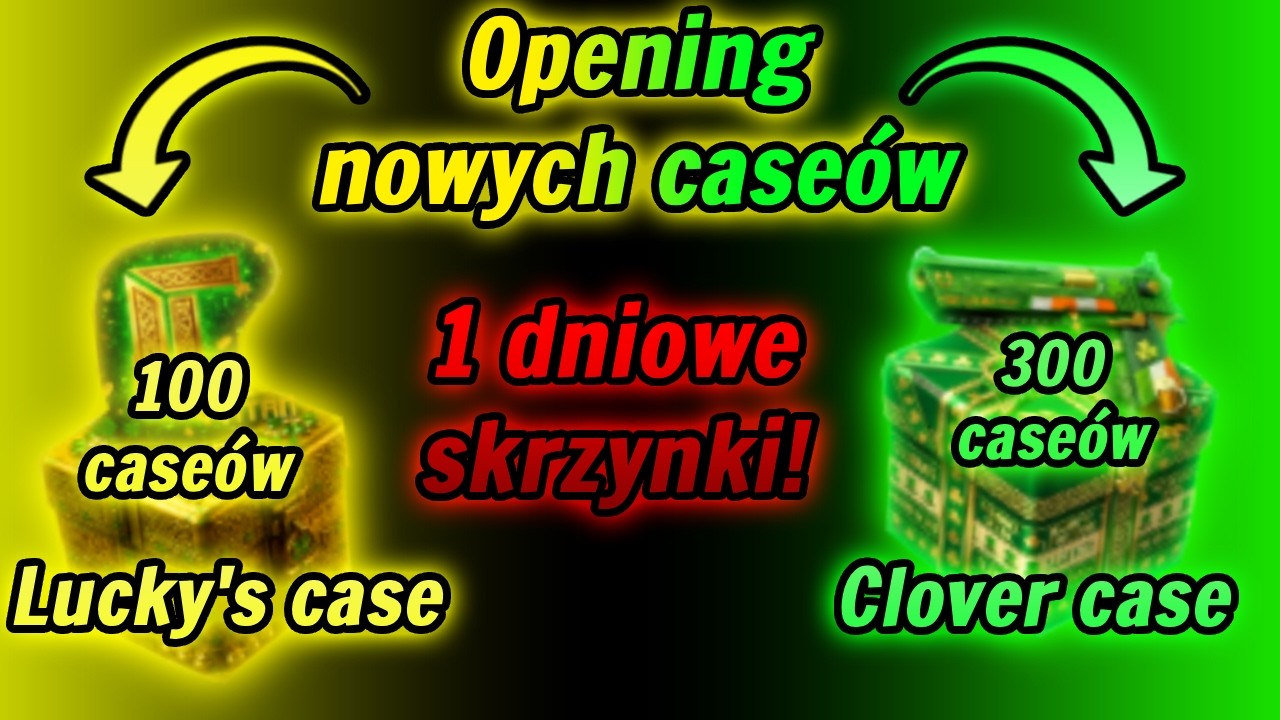 🍀🪙Mega Mocny Opening Nowych Skrzynek w Case Paradise🪙🍀
