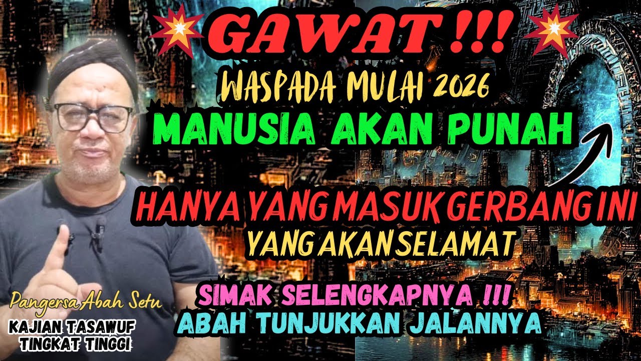 💥GAWAT‼️MANUSIA BISA PUNAH JIKA TERUS SEPERTI INI #abahsetuterbaru
